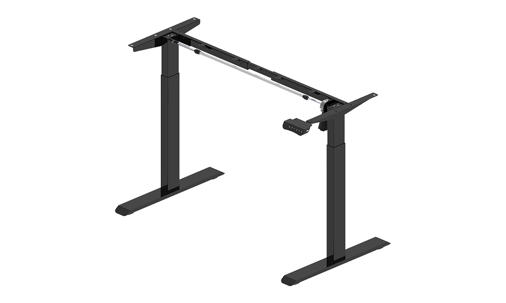單電機(jī)站立式辦公桌架