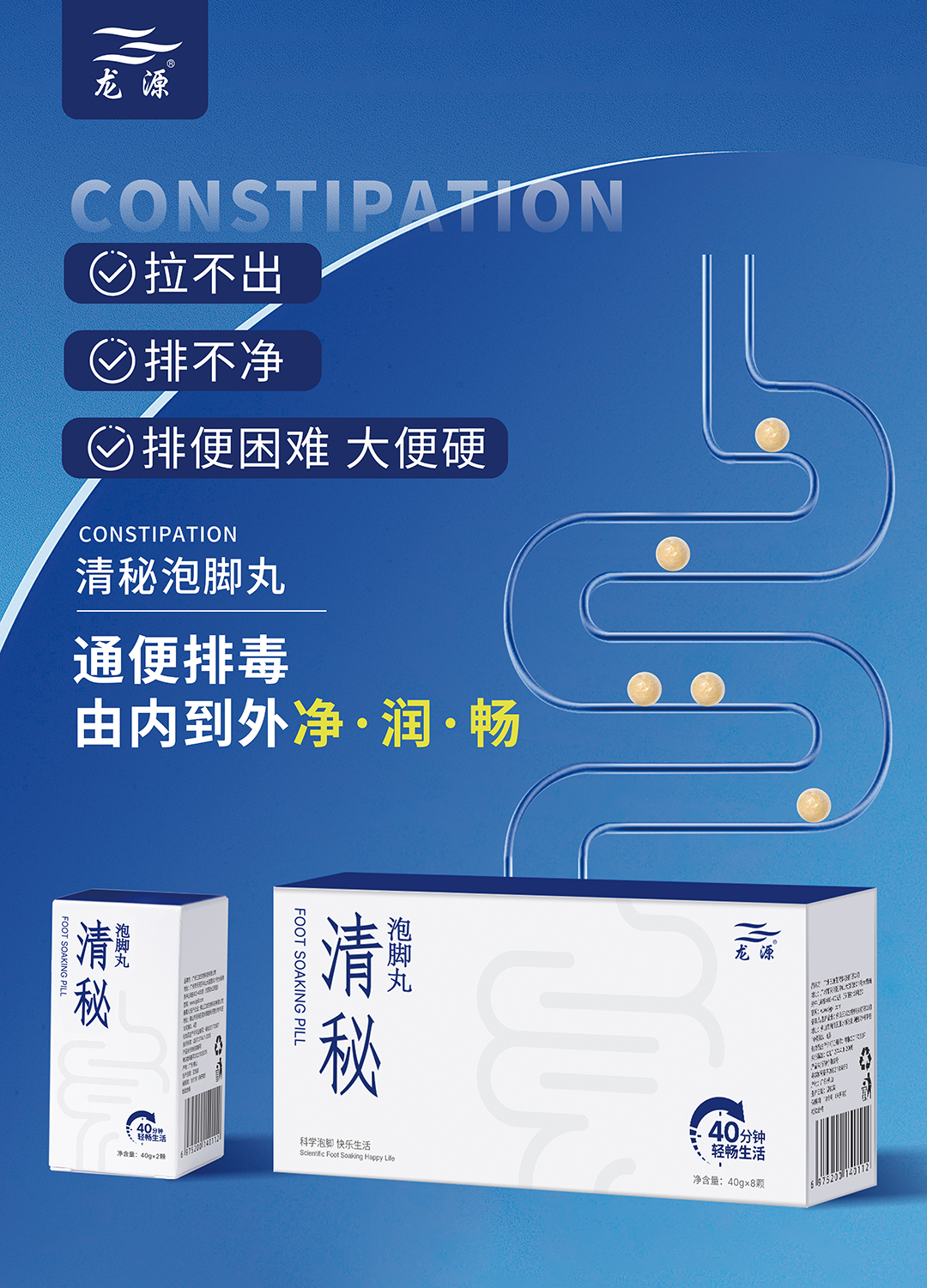 Clear secret foot soaking pill