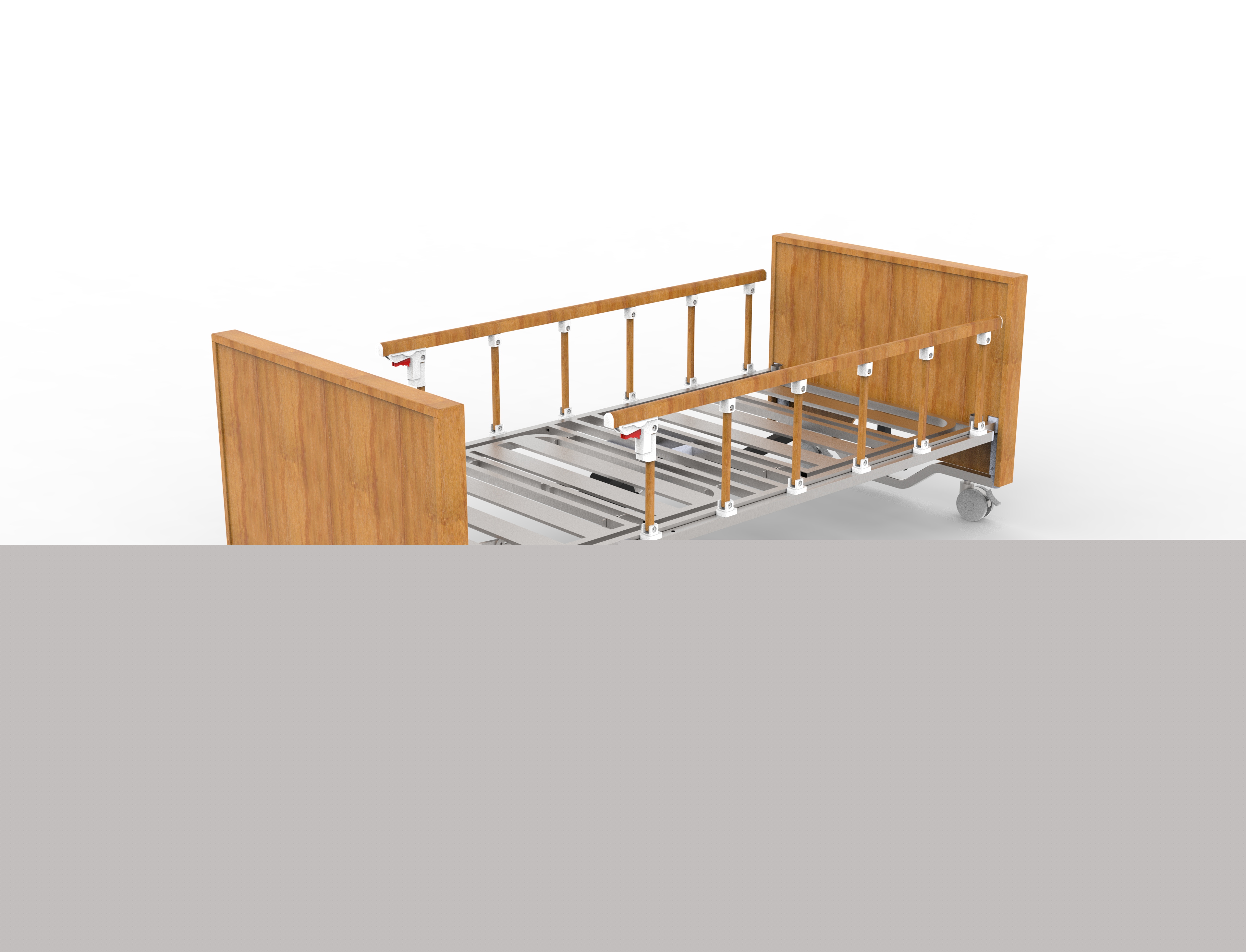 Five function electric nursing bed
