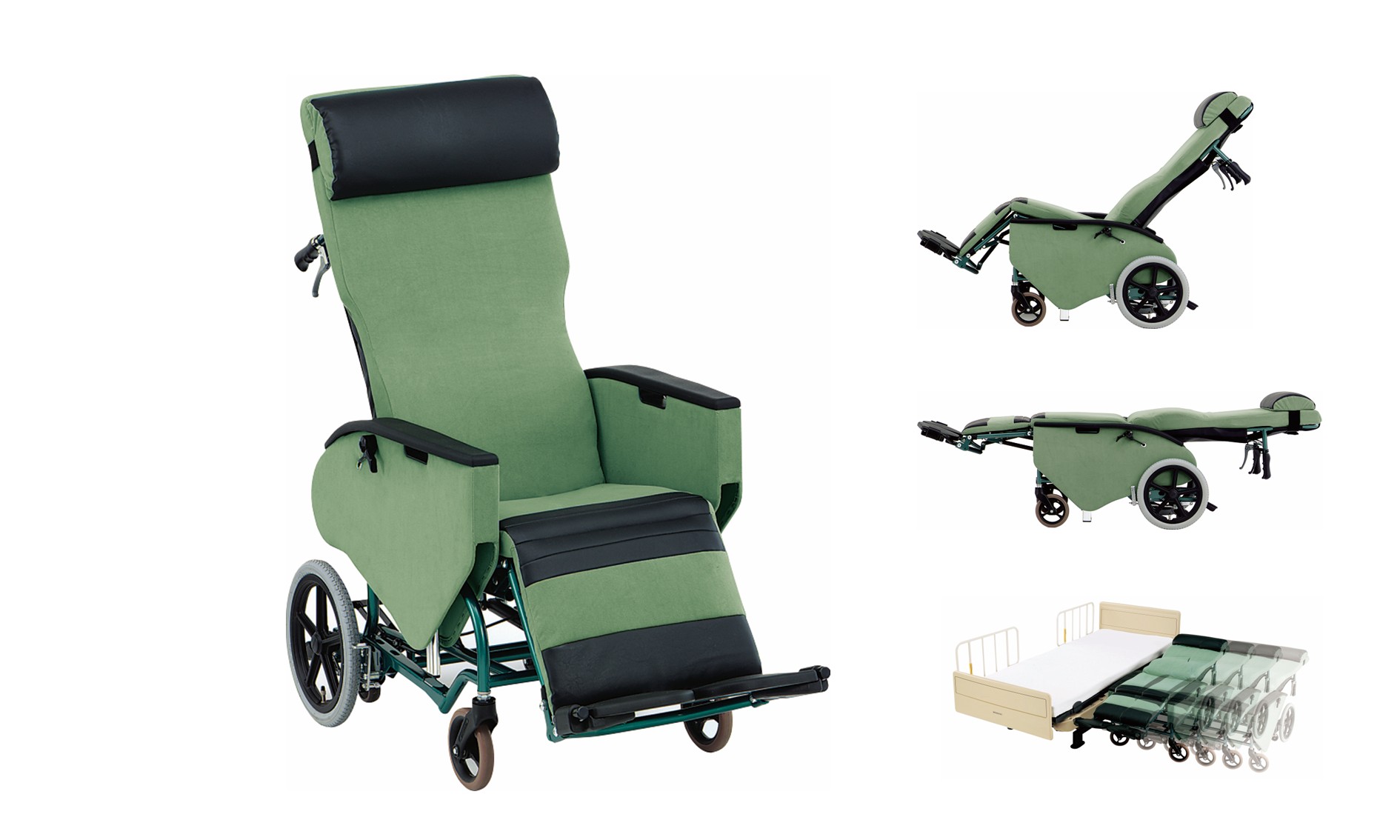 靠背可調(diào)式手動(dòng)輪椅車FR-31TR