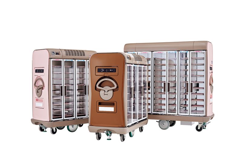 MOG Smile Hot & Chilled Meal Delivery Cart-