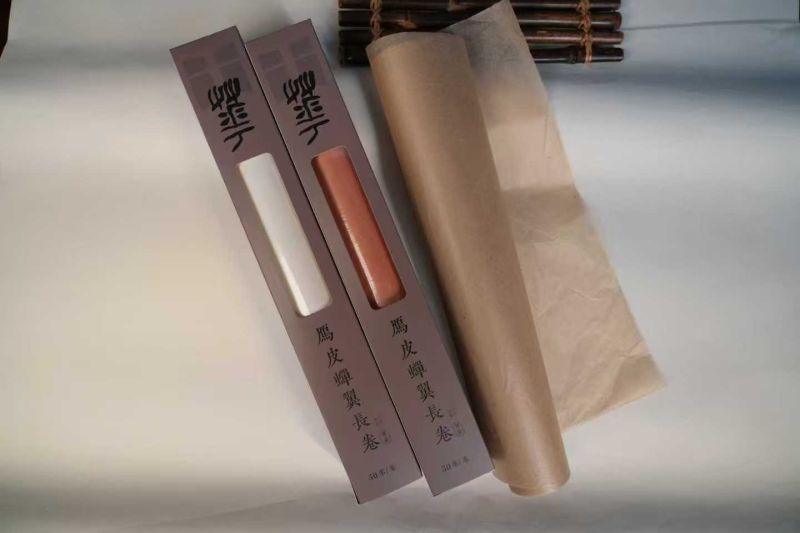 雁皮蟬翼長(zhǎng)卷-